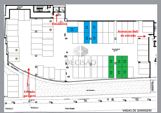 Sala à venda no Santa Lucia: 